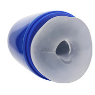 Pulsar - Negative Pressure Suction and Vibration Masturbator Pump - Metallic Blue