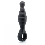 Silicone Black Racer Vibrator