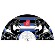 M PROUD LEATHER BLACK Fan