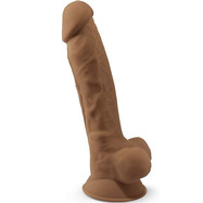 Dual Density Dildo 18 cm, Karamell