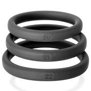 Xact Fit 3 Premium Silicone Rings - Black
