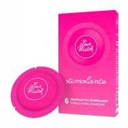Stimolante - Ribs and Dots Condoms - 6 Pieces
