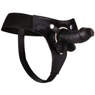 Realistic 6 Inch Strap-on Black