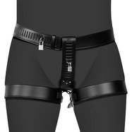 PU Leather Female Chastity Belt