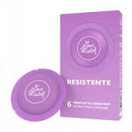 Resistente - Strong Condoms - 6 Pieces